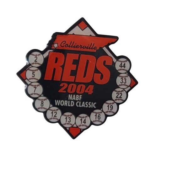 Collierville Reds 2004 NABF World Classic Pin TN Tennessee Baseball Team - Picture 1 of 5